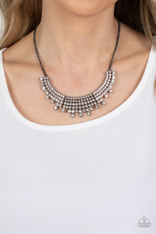 Shimmering Song - Black - Paparazzi Accessories