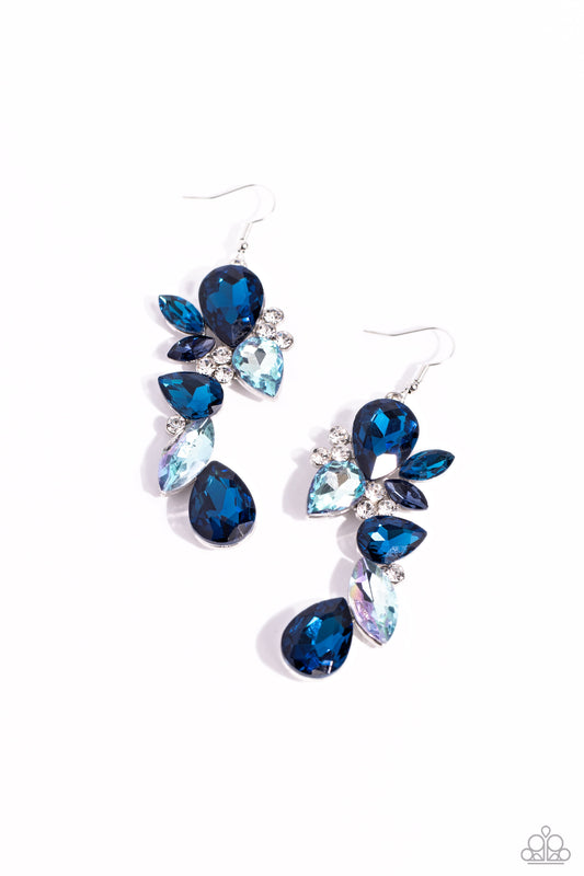 Fancy Flaunter - Blue - Paparazzi Accessories
