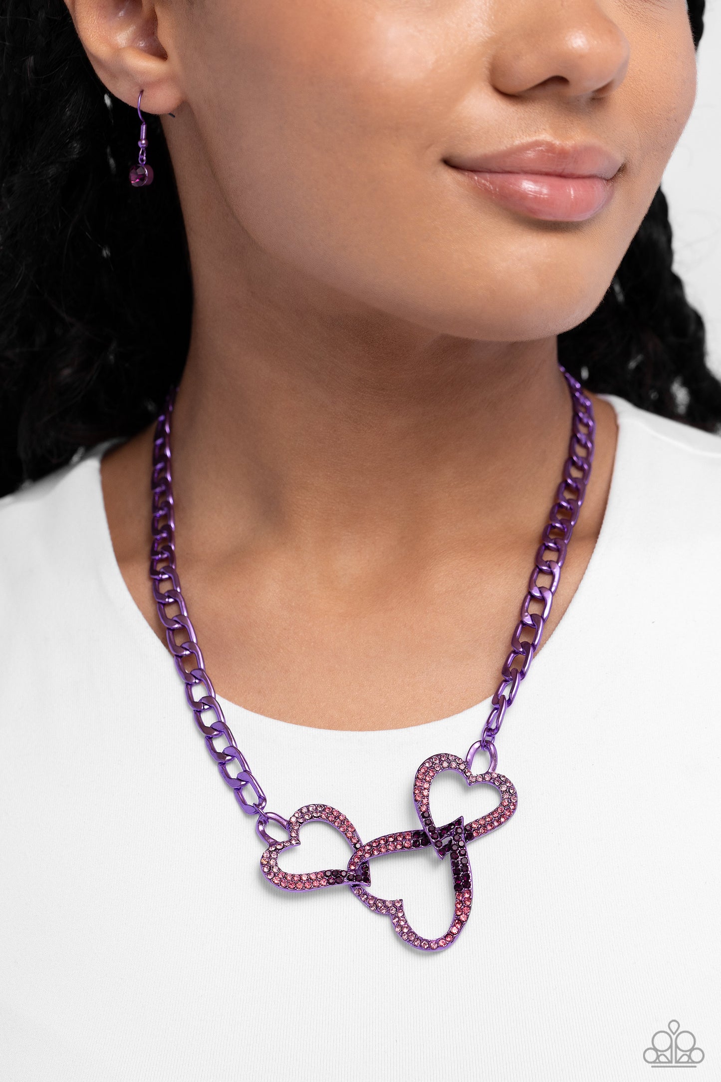 Eclectically Enamored - Purple - Paparazzi Accessories