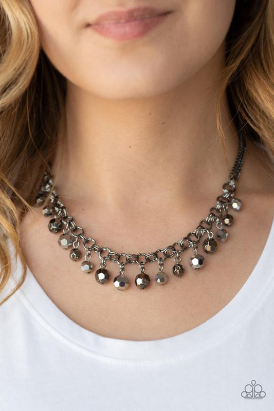 And The Crowd Cheers - Black - Paparazzi Accessories