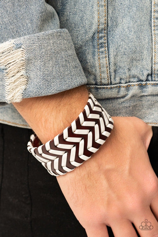 Biker Badlands - Brown - Paparazzi Accessories