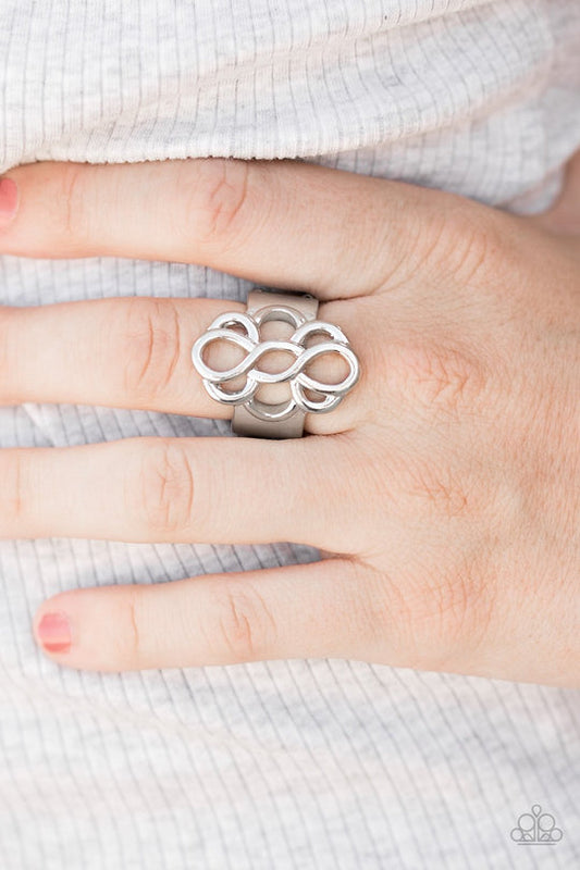 Breath It All In - Silver - Paparazzi Accessories