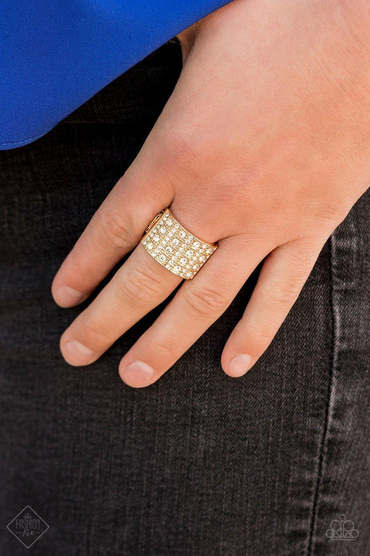 Diamond Drama - Gold - Paparazzi Accessories