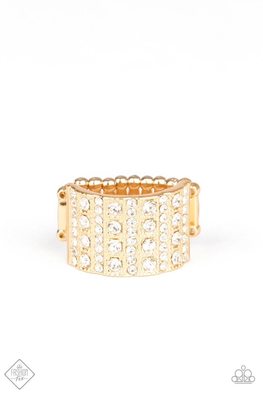 Diamond Drama - Gold - Paparazzi Accessories