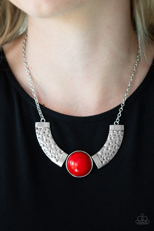 Egyptian Spell - Red - Paparazzi Accessories