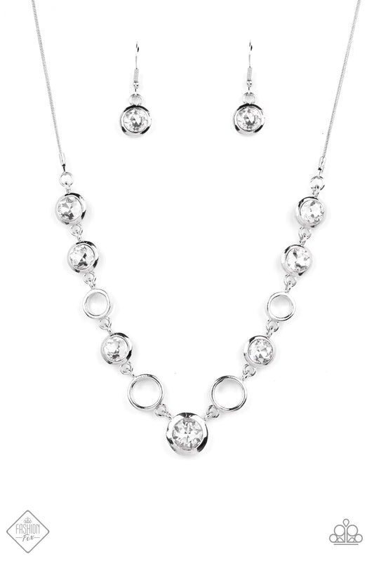Elegantly Elite - White - Paparazzi Accessories