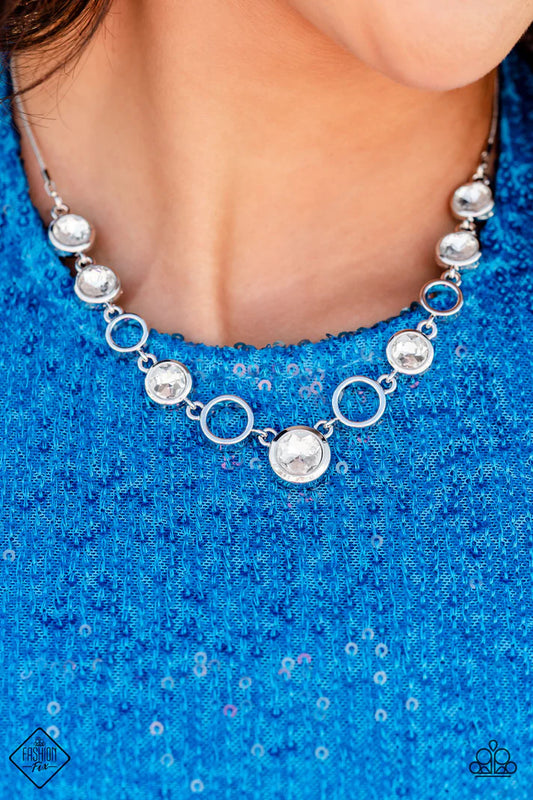 Elegantly Elite - White - Paparazzi Accessories