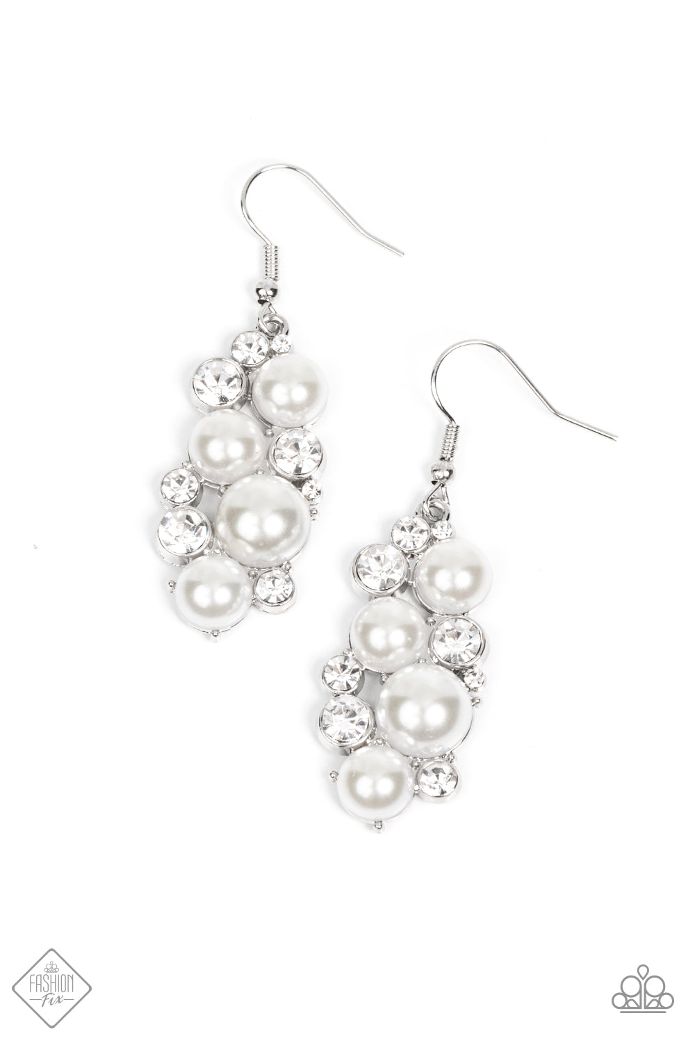 Fond of Baubles - White - Paparazzi Accessories