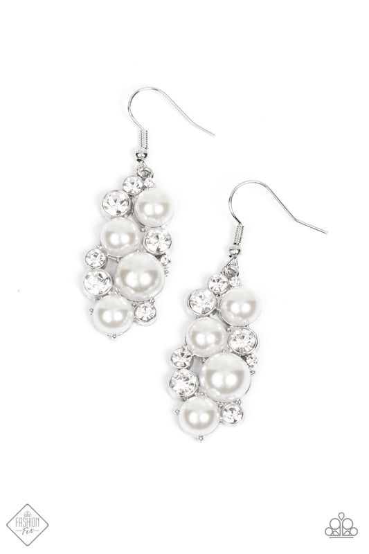 Fond of Baubles - White - Paparazzi Accessories