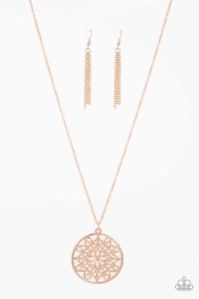 Mandala Melody - Rose Gold - Paparazzi Accessories