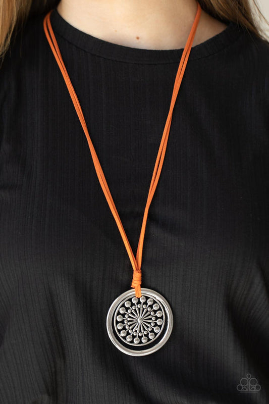 One MANDALA Show - Orange - Paparazzi Accessories