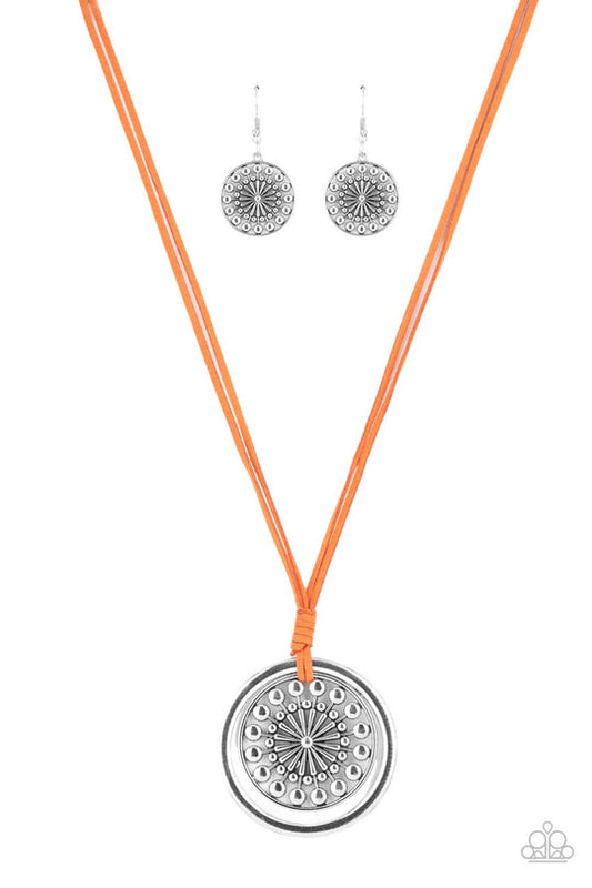 One MANDALA Show - Orange - Paparazzi Accessories