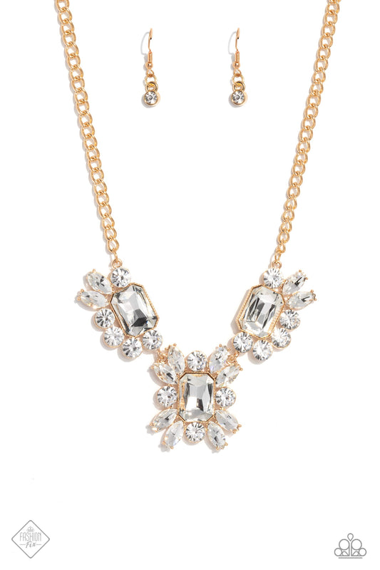 Exaggerated Elegance - Gold - Paparazzi Accessories