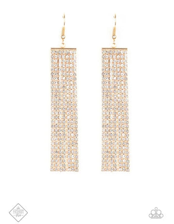 Top- Down Shimmer - Gold - Paparazzi Accessories