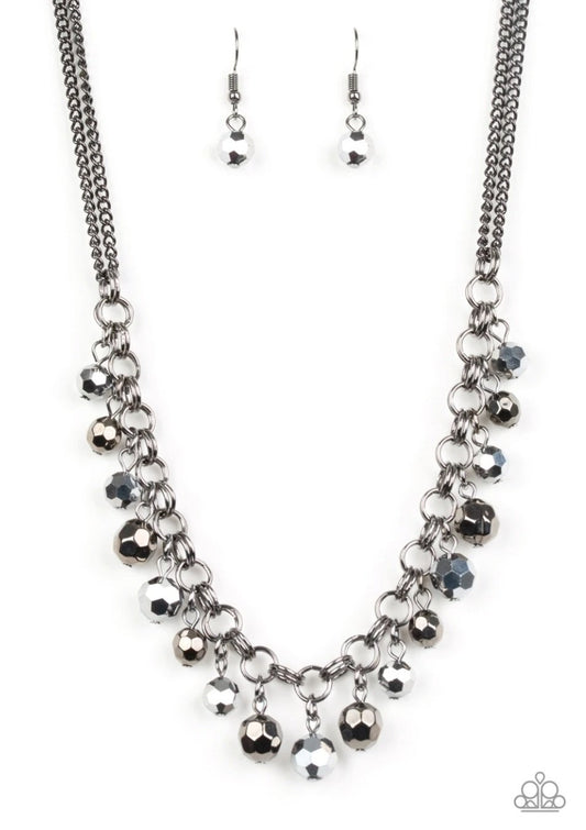 And The Crowd Cheers - Black - Paparazzi Accessories