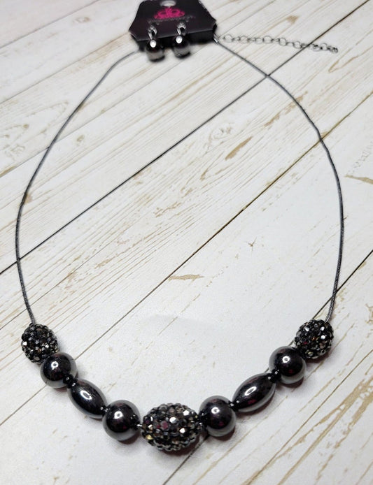 Space Glam - Black - Paparazzi Accessories