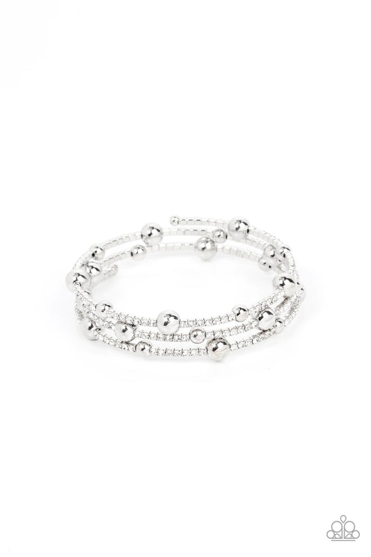 Spontaneous Shimmer - White - Paparazzi Accessories