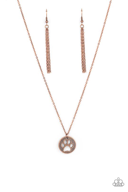 Think PAW-sitive - Copper - Paparazzi Accessories