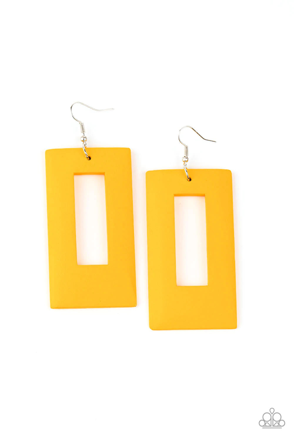 Totally Framed - Yellow - Paparazzi Accessories