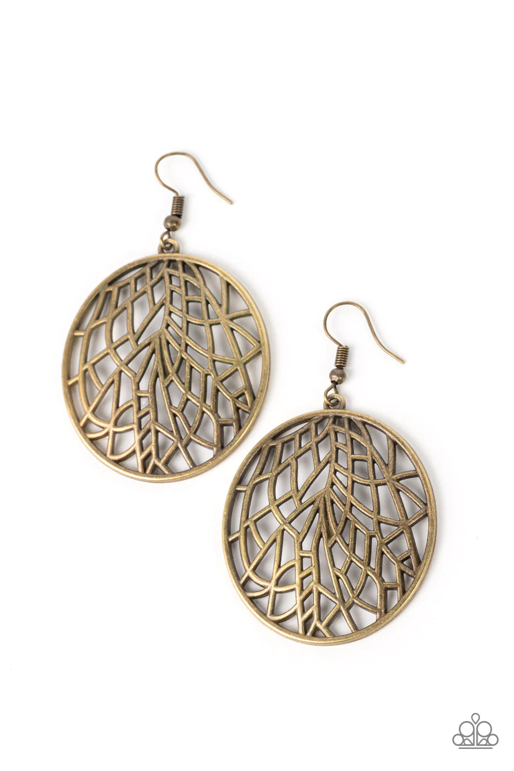 Fractured Foliage - Brass - Paparazzi Accessories