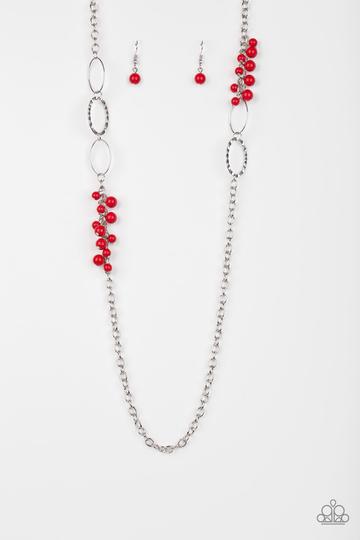 Flirty Foxtrot- Red - Paparazzi Accessories