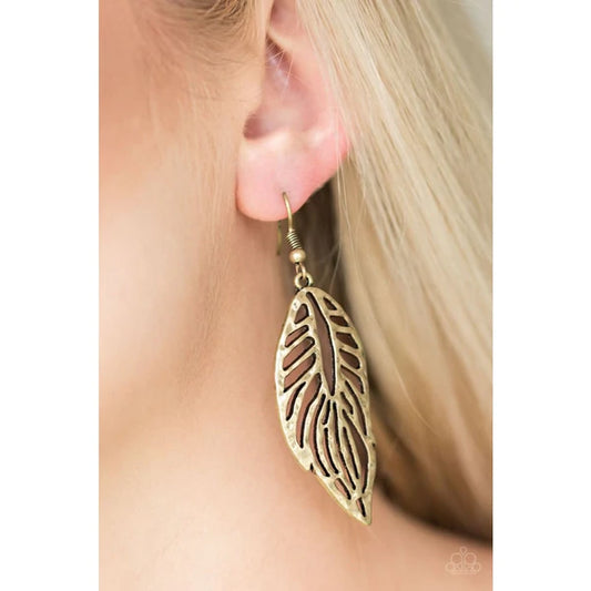 Come Home To Roost - Brass - Paparazzi Accessories