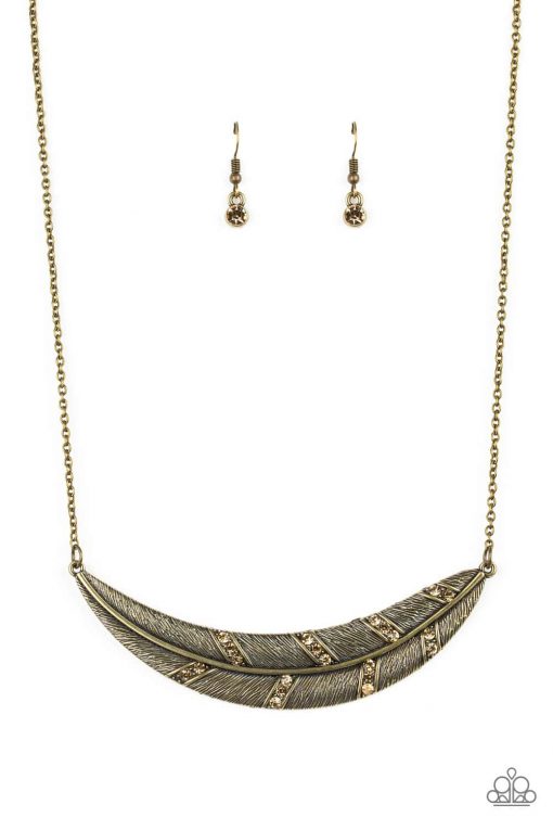 Say You QUILL - Brass - Paparazzi Accessories